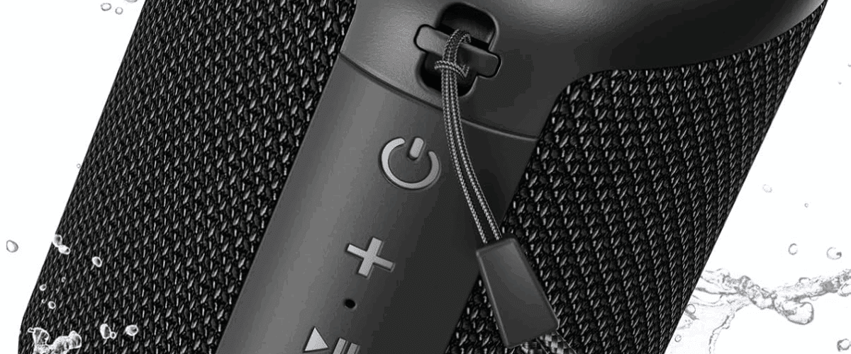 Portable Bluetooth Speaker with Lights, Stocking Stuffers, Powerful Crystal Clear Sound, IPX5 Waterproof, Small Wireless Speaker for Outdoor